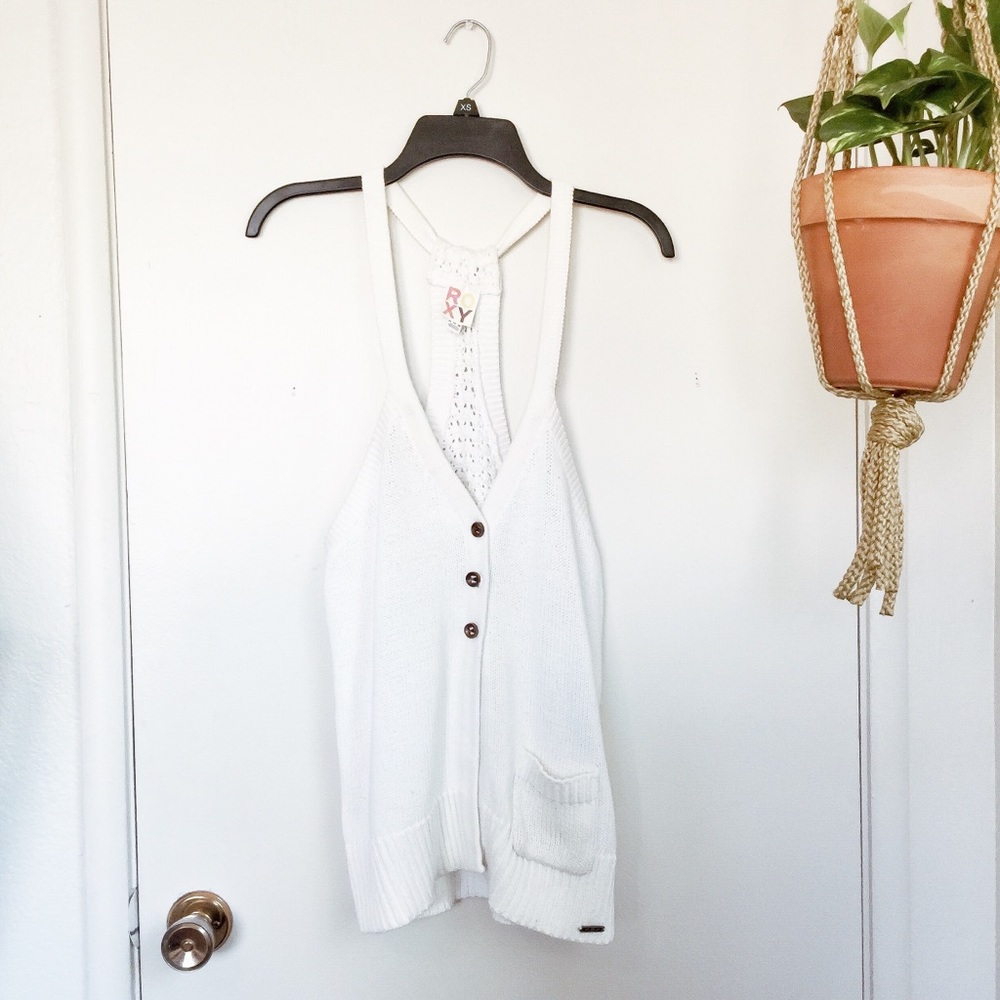 Roxy Knit• Cardigan Tank
